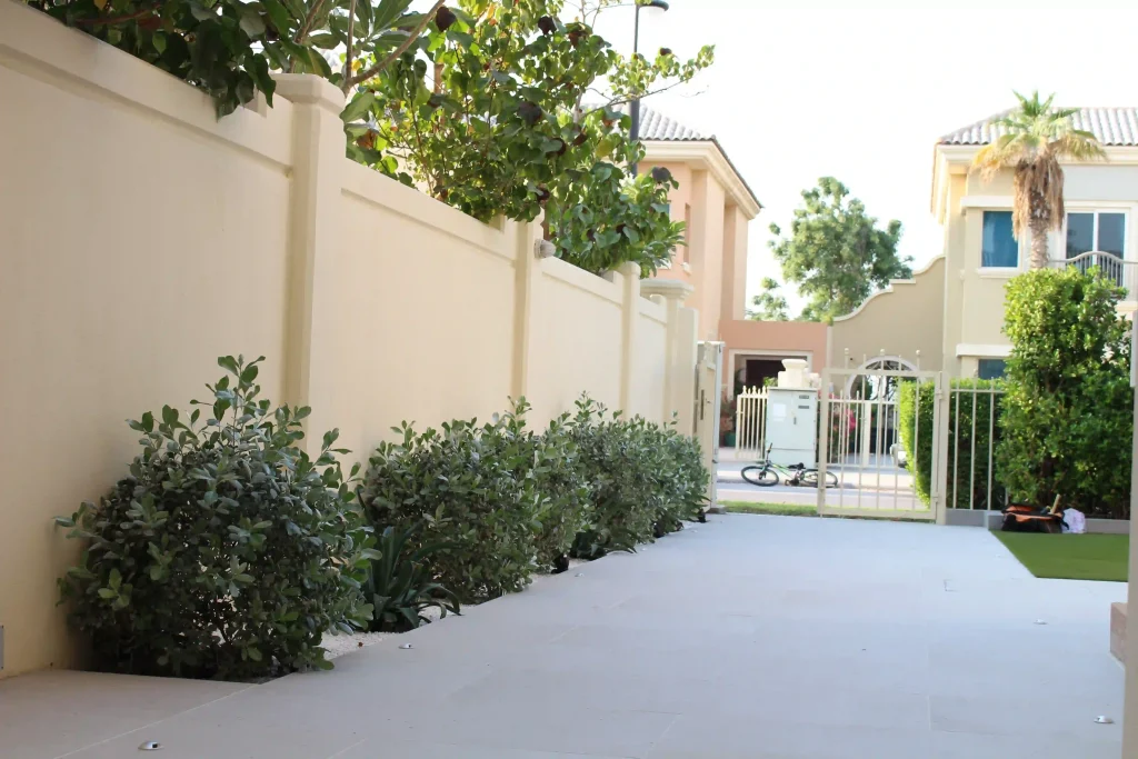 Flower garden landscaping in Dubai