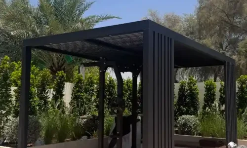 Pergolas and gazebos wooden aluminium Dubai